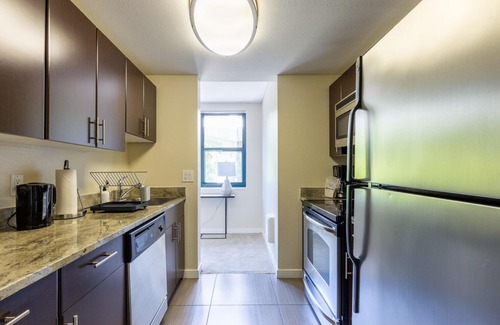 Downtown Portland Apartment | Luxe Old Town 2BR w/Rooftop Deck & Gym, nr Green Space, by Blueground