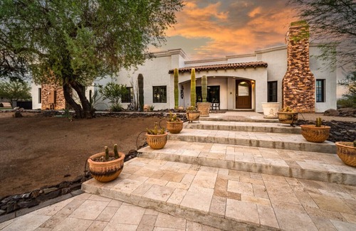 Rio Verde Foothills House | Luxe Ranch w/Four Peaks Views & Outdoor Fireplace