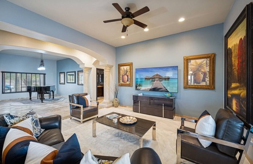 Rio Verde Foothills House | Luxe Ranch w/Four Peaks Views & Outdoor Fireplace