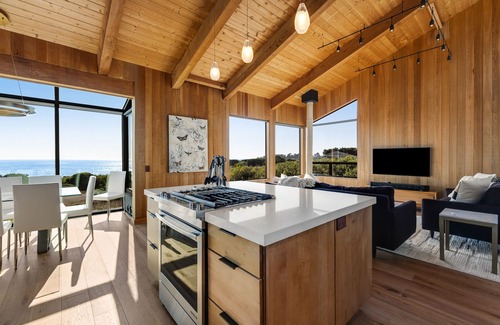 Sea Ranch House | Luxe retreat with ocean views, hot tub, & gourmet kitchen - steps from beach