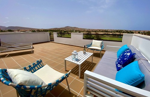 Caleta de Fuste Apartment | Luxury Penthouse Apartment overlooking the Golf Course