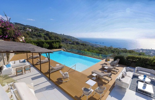 Sant'Agata sui Due Golfi Villa | Luxury Villa With Sea View and Pool, Ideal for Large Families or Friends