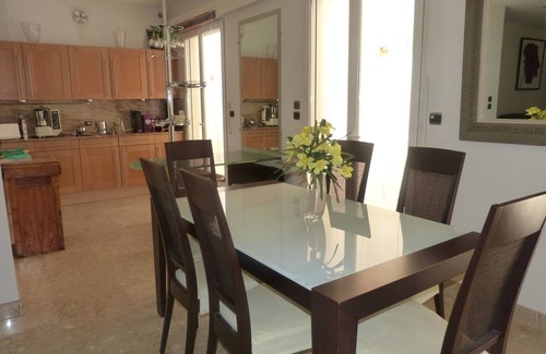 Bagneres-de-Luchon Apartment | Luxurious 100 m2 downtown apartment with large terrace and garage