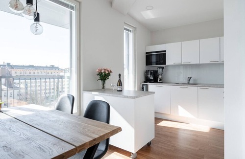 Tampere Apartment | Luxurious 1BR Penthouse with Private Balcony