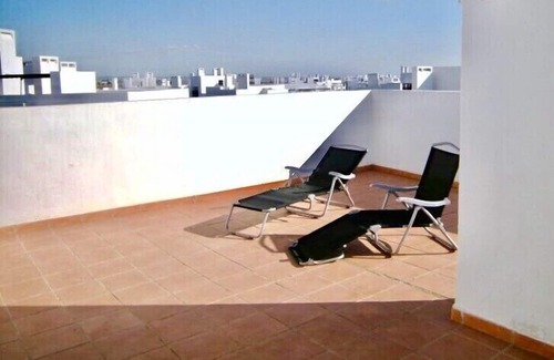 Torre-Pacheco Apartment | LUXURIOUS 3 BED, 2 BATH PENTHOUSE OVERLOOKING GOLF COURSE & POOL WITH FREE WIFI!