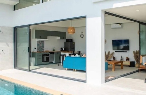 Koh Samui Villa | Luxurious 3-bedroom retreat with jungle, mountain, and sea views, private pool, and terrace