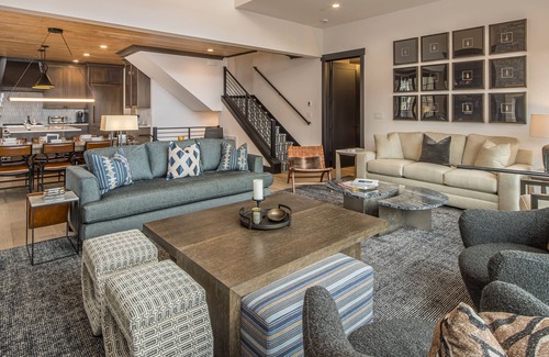 Big Sky House | Luxurious 5BR Home! Private Patio with Hot Tub! Walk to Town Center! 15 Min Driv