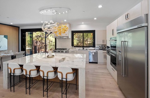 Eagle Mountain Estates Cabin | Luxurious 6 Bedroom Retreat! A/C! Oversized Swim Spa/Hot Tub! Newly Built! Outdoor Fire Pit & Seating! Sprawling Deck Space! Game & Entertainment Room!