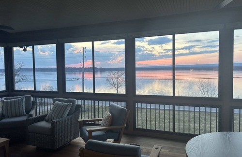 Saratoga Springs House | Luxurious Lake House in Saratoga w Private Dock Close to Race Track and Golf