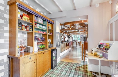 Newton St Loe Ski Chalet | Luxurious lodge with one king-size double, with en suite shower and one twin.