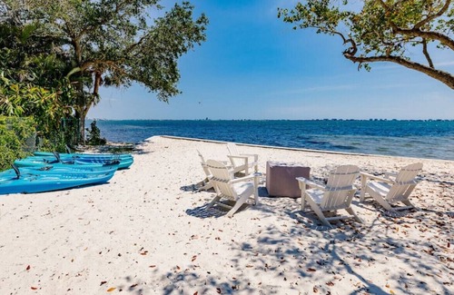 Indian Beach Sapphire Shores House | Luxurious Mediterranean Estate with Private Beach