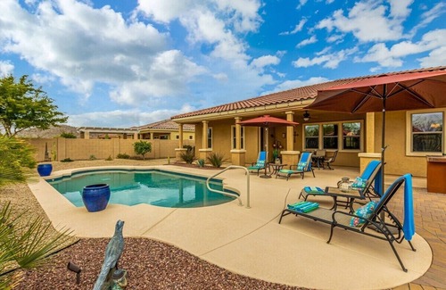 Buckeye House | Luxurious Retreat with Private Pool and Spa