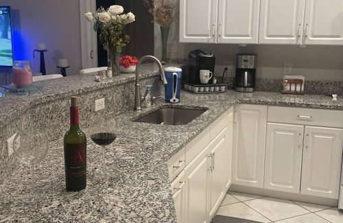 Port Saint Lucie House | Luxurious two -bedroom house with third bedroom option salt water pool, hot tub