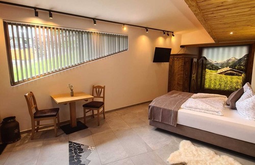 Bischofswiesen Cabin | Luxurious vacation apartment Private Spa Sauna Outdoor Whirlpool Fireplace, Alpine panorama