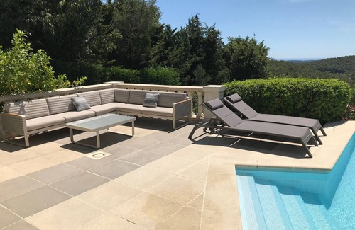 La Grand-Chile Villa | LUXURIOUS VILLA A/C. GORGEOUS SEA & GREENERY VIEW . HUGE POOL. NOT OVERLOOKED
