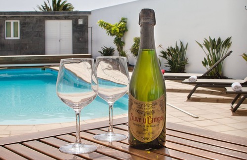Costa Teguise Villa | Luxurious Villa with Panoramic View, Multiple Terraces and Large Pool