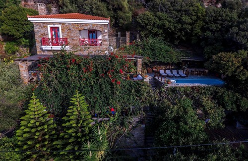 Batsi Villa | Luxurious villa with private swimming pool and magnificent breathtaking seaview