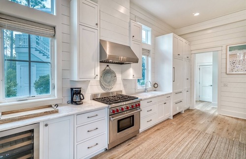 Watercolor House | Luxurious WaterColor Home: 6 Bikes, Golf Cart, Private Pool/Spa, Chic Interiors, Outdoor Fireplace!