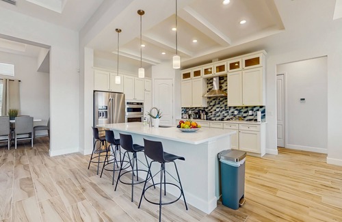 Gulf Cove House | Luxurious waterfront home, pool, Gulf access, and pool table