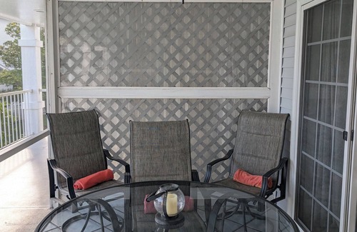 Paradise Lakes Condo | Luxury 1BR King Condo, Screened Lanai, Pond Views - Clothing Optional