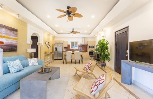 Tamarindo Condo | Luxury 2BR/2.5BA Condo in Tamarindo two blocks from the ocean w pool & elevator
