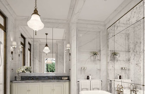 Brighton Apartment | Luxury 3 Bedrm Residence w/ Library Apt 4-52 Black