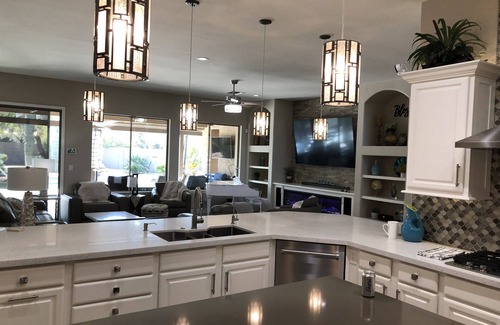 Palm Valley House | Luxury 4 bed, 4 bath with heated pool, spa outdoor kitchen & putting green