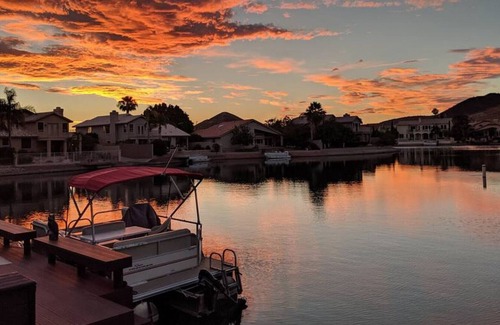 Arrowhead Lakes House | Luxury 4BR Waterfront Home with Pool & Boat