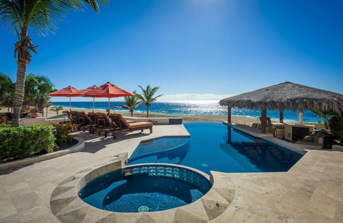 Los Cabos Villa | Luxury 8BR Beachfront Casa Alcini w/WiFi, Central A/C, Pool, Fire Pit + More!