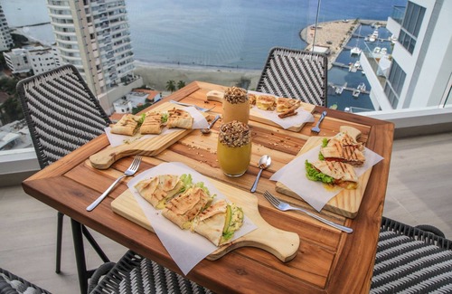 Santa Marta Apartment | LUXURY APARTMENT 2 BEDROOMS FOR 4 PEOPLE OCEAN FRONT