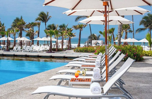 Playa Diamante Resort | Luxury Beach Resort Master Room/Studio Mayan Palace at Vidanta, 2 Adults +2Kids
