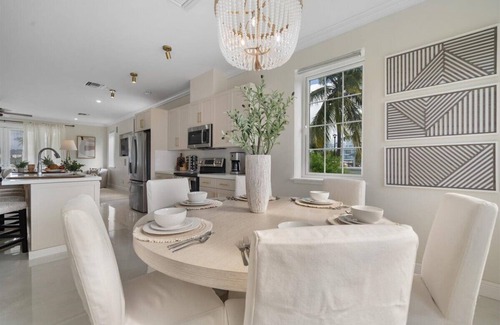 Palm Cay House | Luxury Beach side escape, steps from private beach, restaurant, marina, and café