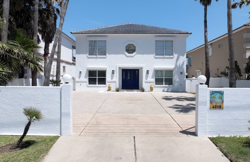 South Padre Island House | Luxury Beachfront Home w/private beach access & private heated pool!