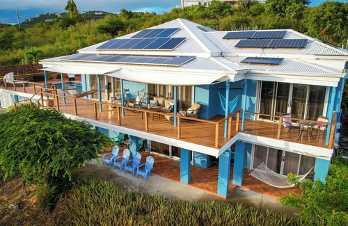 Nazareth House | Luxury Beachfront Villa in Prime St. Thomas Location Walk to Resort Dining & Bar