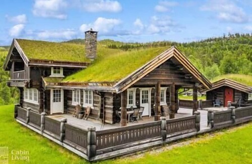 Nes House | Luxury Cabin at Nesfjellet with sauna, bbq, close to ski & golf