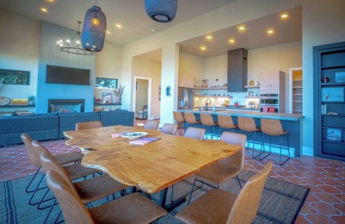 Angel Fire Cabin | Luxury Cabin On Ski Bike Trail, 4BR, Hot Tub with Mountain Views