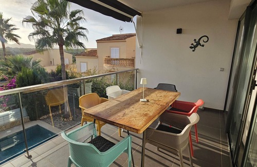 Cala Mandia House | Luxury chalet: private pool, close to the beach, W-Lan incl., quiet location, village within walking distance