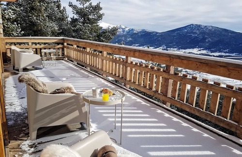 Les Angles Ski Chalet | Luxury chalet with lake view, SPA/Heated swimming pool, 300m from the ski slopes