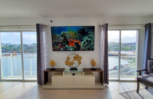 Santo Domingo Condo | Luxury Condo Zona Colonial Beautiful water View+Pool+Gym+Sauna
