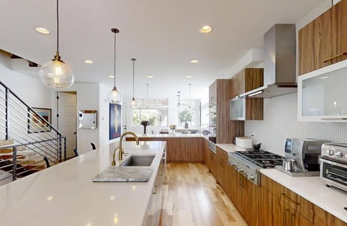 Cherry Creek House | Luxury Denver Townhome w/Golf Simulator & Sunset Rooftop Deck