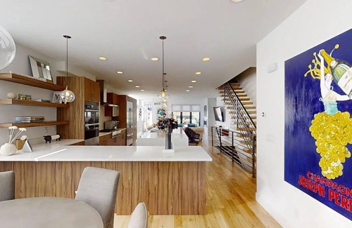 Cherry Creek House | Luxury Denver Townhome w/Golf Simulator & Sunset Rooftop Deck