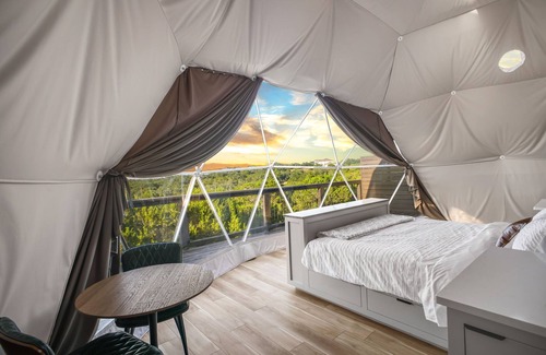 Spring Branch Resort | Luxury Dome - Spa Shower - Panoramic Views