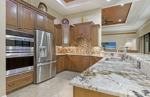 Central Naples House | Luxury Estate Home - Private Oversized Pool, Hot Tub, Summer Kitchen + Fireplace