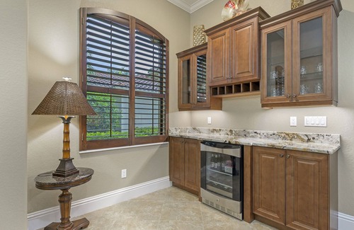 Central Naples House | Luxury Estate Home - Private Oversized Pool, Hot Tub, Summer Kitchen + Fireplace