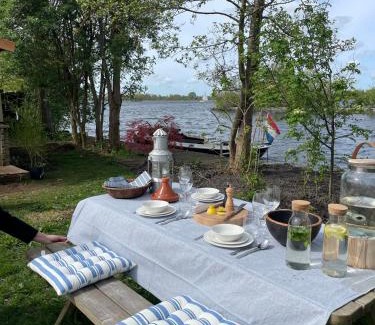 Baambrugse Zuwe House | Luxury Experience in Off The Grid Lodge at an Amazing Lake Vinkeveense Plassen