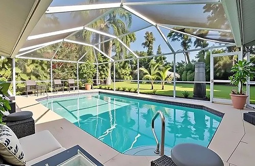 San Carlos Park House | Luxury Fort Myers Villa w/Pool, Chef Kitchen & Half-Acre Paradise