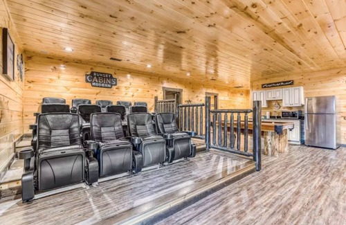 Gatlinburg Cabin | Luxury Gatlinburg Getaway Sleeps 50 with Hot Tub, Shared Pool, Game/Theater Room