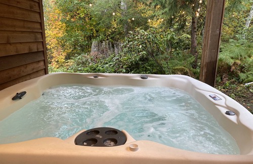 Warnick House | Luxury Glacier Home, covered hottub/King/EV/Wifi