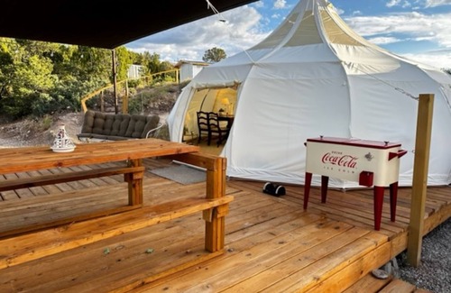 High Rolls Mountain Park RV Rental | Luxury Glamping in High Rolls Mountain Park, NM Stunning Views & Modern Comforts