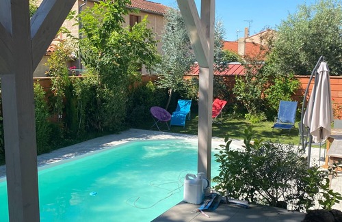 Cugnaux House | Luxury Guest Room, private entrance, shower room, wc, terrace, Private